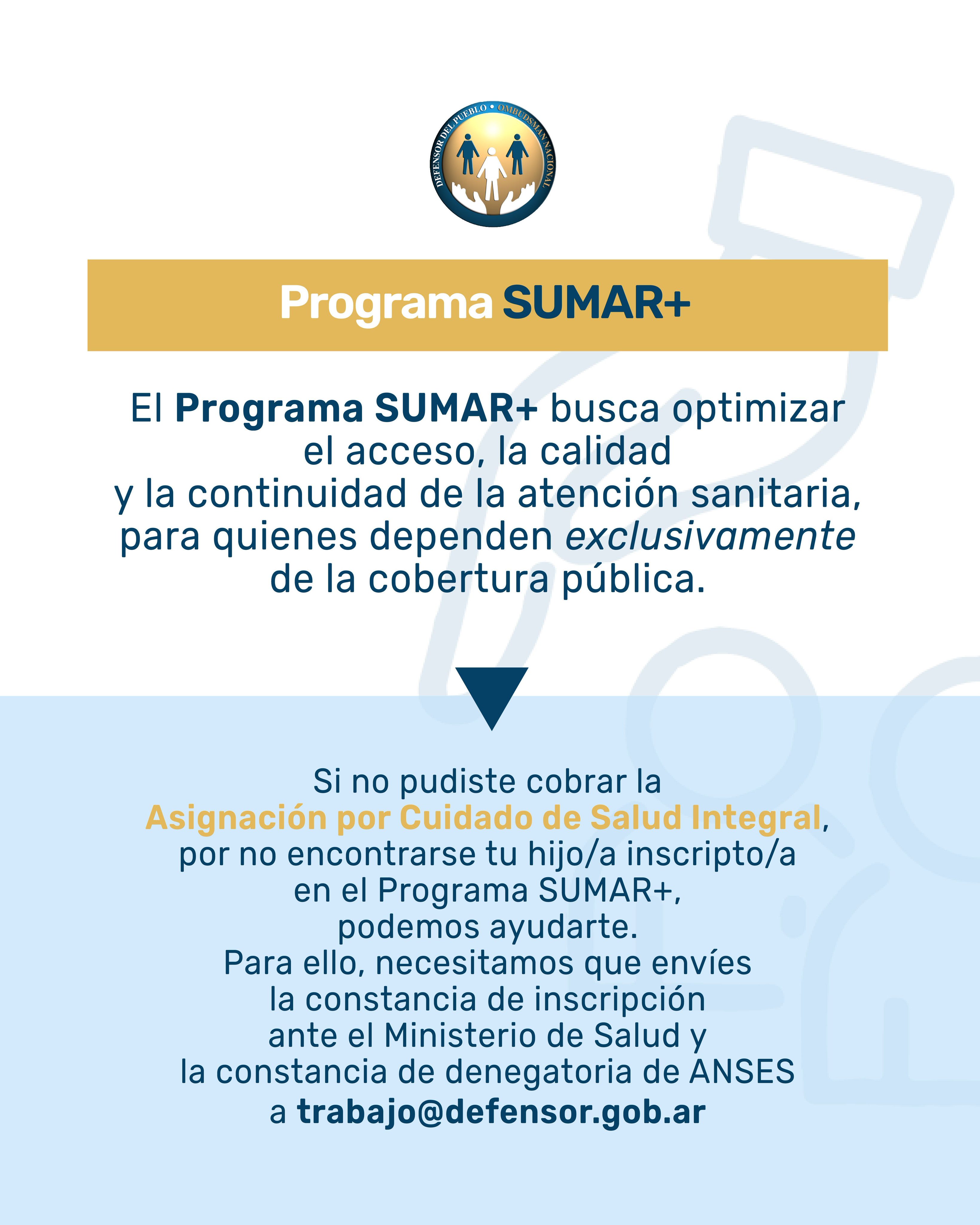 La Defensoría del Pueblo de la Nación investiga trabas en el acceso a la asignación por cuidado de salud integral
