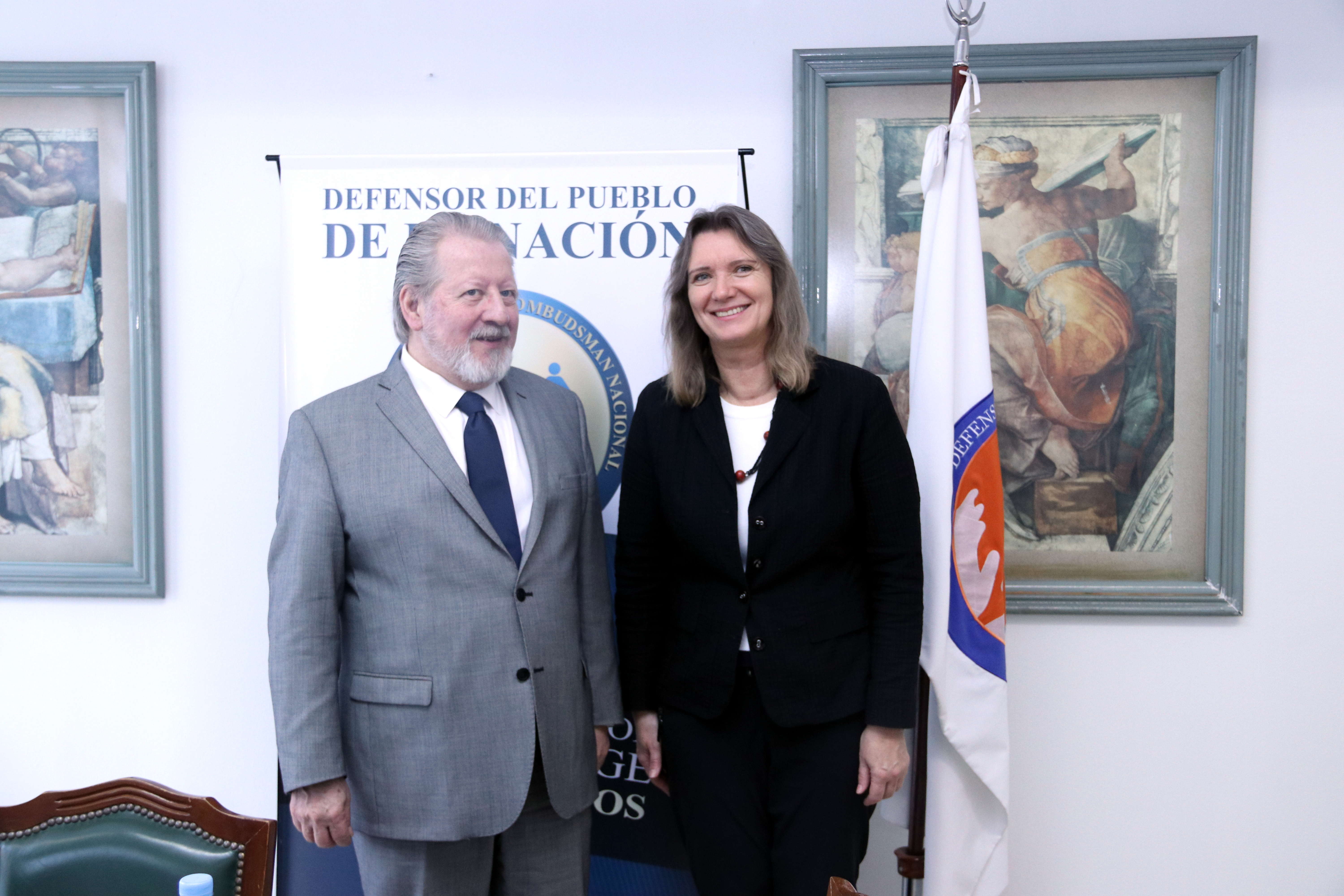 La  Representante Regional para América del Sur de Naciones Unidas para los Derechos Humanos (ACNUDH) visitó la Defensoría del Pueblo de la Nación