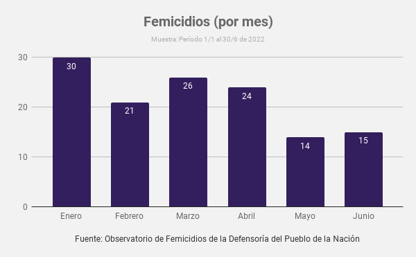 Primer semestre rojo en Argentina: 8 suicidios feminicidas y 122 femicidios.